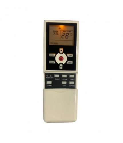 Generic AC Remote No.55 with Backlight Videocon AC Remote Control (White)
