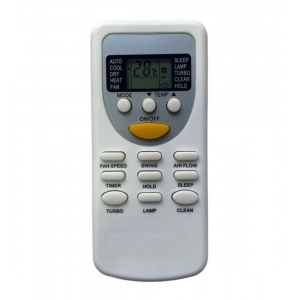 Generic AC Remote No.49 No Backlight Llyod AC Remote Control (White)