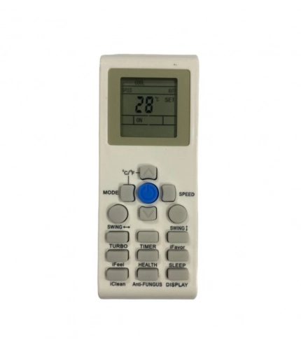 Generic AC Remote No.171 No Backlight Aux AC Remote Control (White)