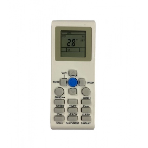 Generic AC Remote No.171 No Backlight Aux AC Remote Control (White)