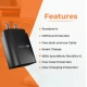 Generic VOXEL 100 Watt ' C ' Port PD Fast Charger AB Plastic (Black) Generic VOXEL 100 Watt ' C ' Port PD Fast Charger AB Plastic (Black)