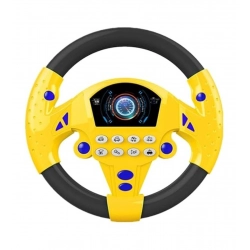 Generic Plastic Steering Wheel Driving Controller Toy (Multicolor)