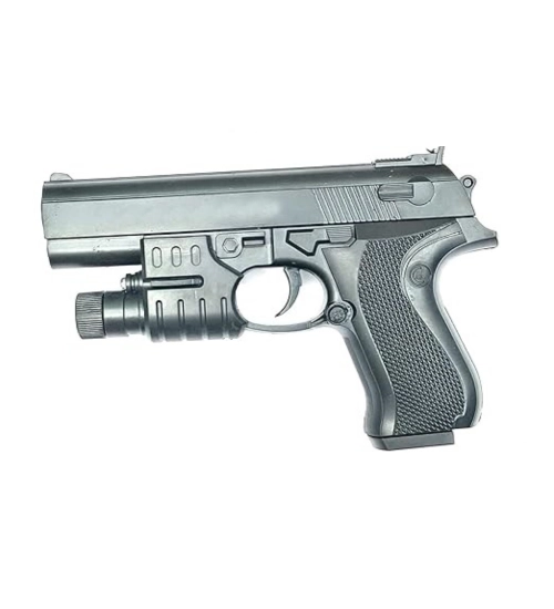 Generic Plastic Pubg Pistol Shooting Toy For Kids With 8 Round Reload (Multicolor)