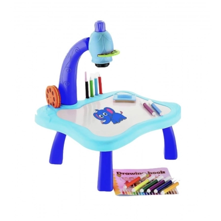 Generic Plastic Drawing Projector Table For Kids (Multicolor )
