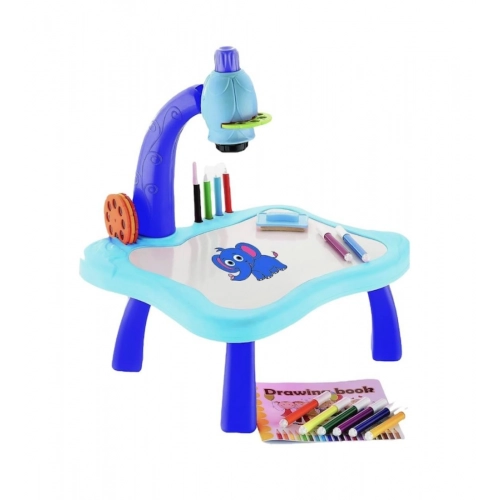 Plastic Drawing Projector Table For Kids (Multicolor )