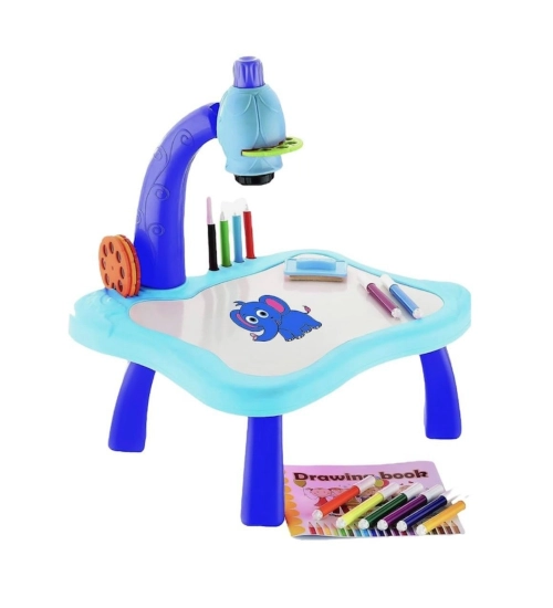 Generic Plastic Drawing Projector Table For Kids (Multicolor )