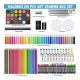 Generic Plastic Deluxe Art Set Box 145Pcs (Multicolor) Generic Plastic Deluxe Art Set Box 145Pcs (Multicolor)