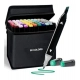 Generic Plastic 60Pcs Colors Art Markers Sketch Pen Dual Tip Artist Art Marker (Multicolor ) Generic Plastic 60Pcs Colors Art Markers Sketch Pen Dual Tip Artist Art Marker (Multicolor )
