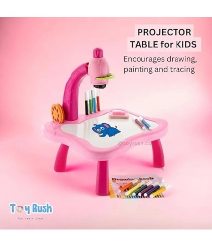 Generic Plastic Drawing Projector Table For Kids (Multicolor ) Generic Plastic Drawing Projector Table For Kids (Multicolor )