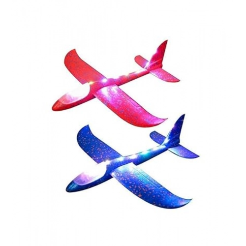 Plastic 3D Throw Foam Plane Aeroplane Gliders, Flying Aircraft Pack Of 1 (Multicolor ) Plastic 3D Throw Foam Plane Aeroplane Gliders, Flying Aircraft Pack Of 1 (Multicolor )