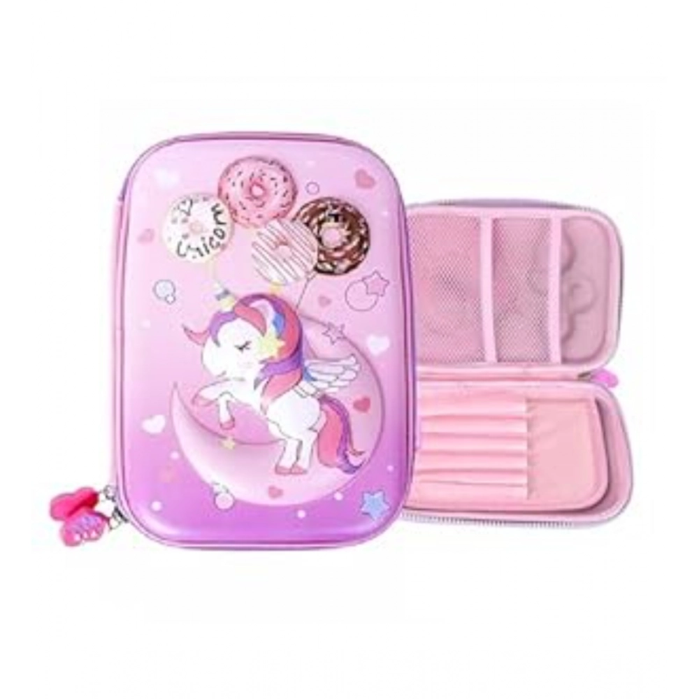 Generic Plastic Unicorn Embossed Cover Pencil Pouch, Kids, Pencil Box (Multicolor ) Generic Plastic Unicorn Embossed Cover Pencil Pouch, Kids, Pencil Box (Multicolor )