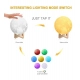 Generic Plastic 3D Moon Night Lamp (Multicolor ) Generic Plastic 3D Moon Night Lamp (Multicolor )