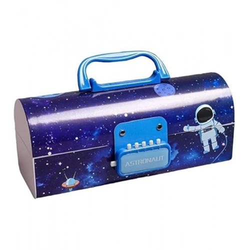 Plastic Pen, Pencil Box Suitcase Style Password Lock (Multicolor ) Plastic Pen, Pencil Box Suitcase Style Password Lock (Multicolor )