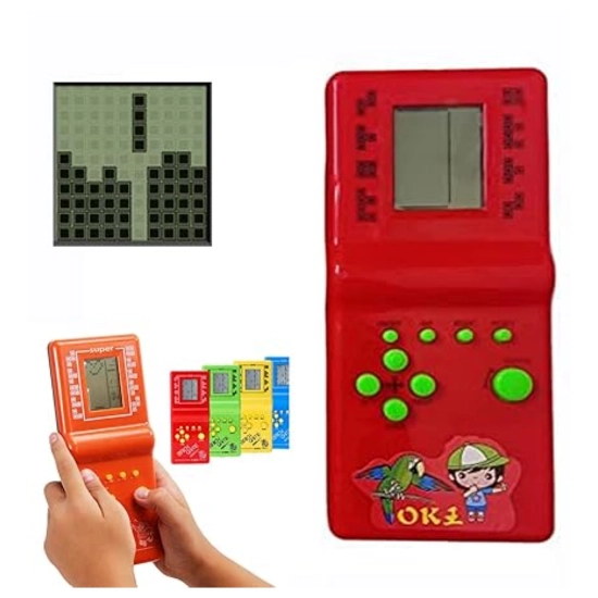 Generic Plastic Brick Game Hand Operated Video Games For Kids Toy (Multicolor ) Generic Plastic Brick Game Hand Operated Video Games For Kids Toy (Multicolor )