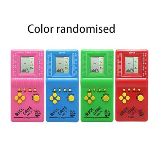 Generic Plastic Brick Game Hand Operated Video Games For Kids Toy (Multicolor ) Generic Plastic Brick Game Hand Operated Video Games For Kids Toy (Multicolor )