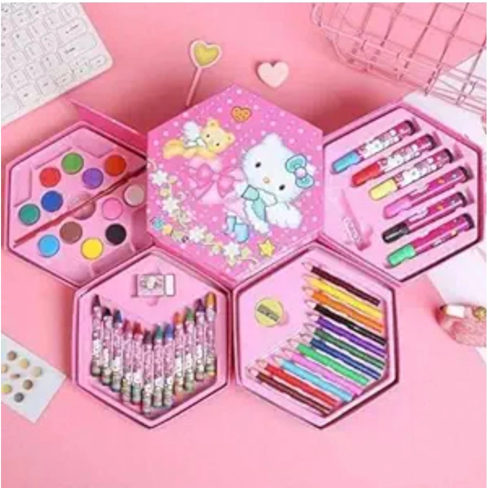 Generic Plastic 46-Piece Art Set For Kids (Multicolor ) Generic Plastic 46-Piece Art Set For Kids (Multicolor )