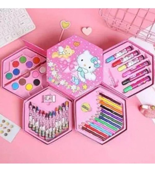 Generic Plastic 46-Piece Art Set For Kids (Multicolor )