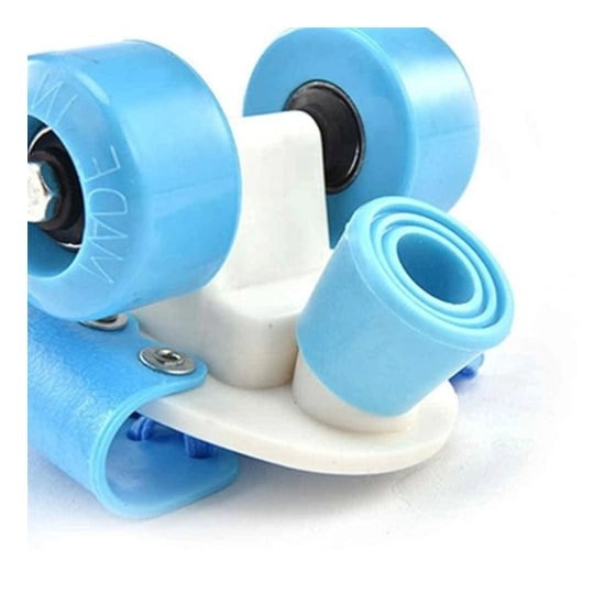 Generic Plastic Roller Adjustable Inline Skating Shoes For Sport (Multicolor )