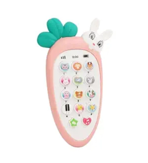 Generic Plastic Rabit Mobile Phone Toy For Kids With Music And Light Early Educational Smart Phone (Multicolor )