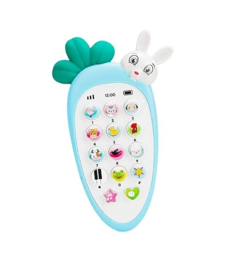 Generic Plastic Rabit Mobile Phone Toy For Kids With Music And Light Early Educational Smart Phone (Multicolor )