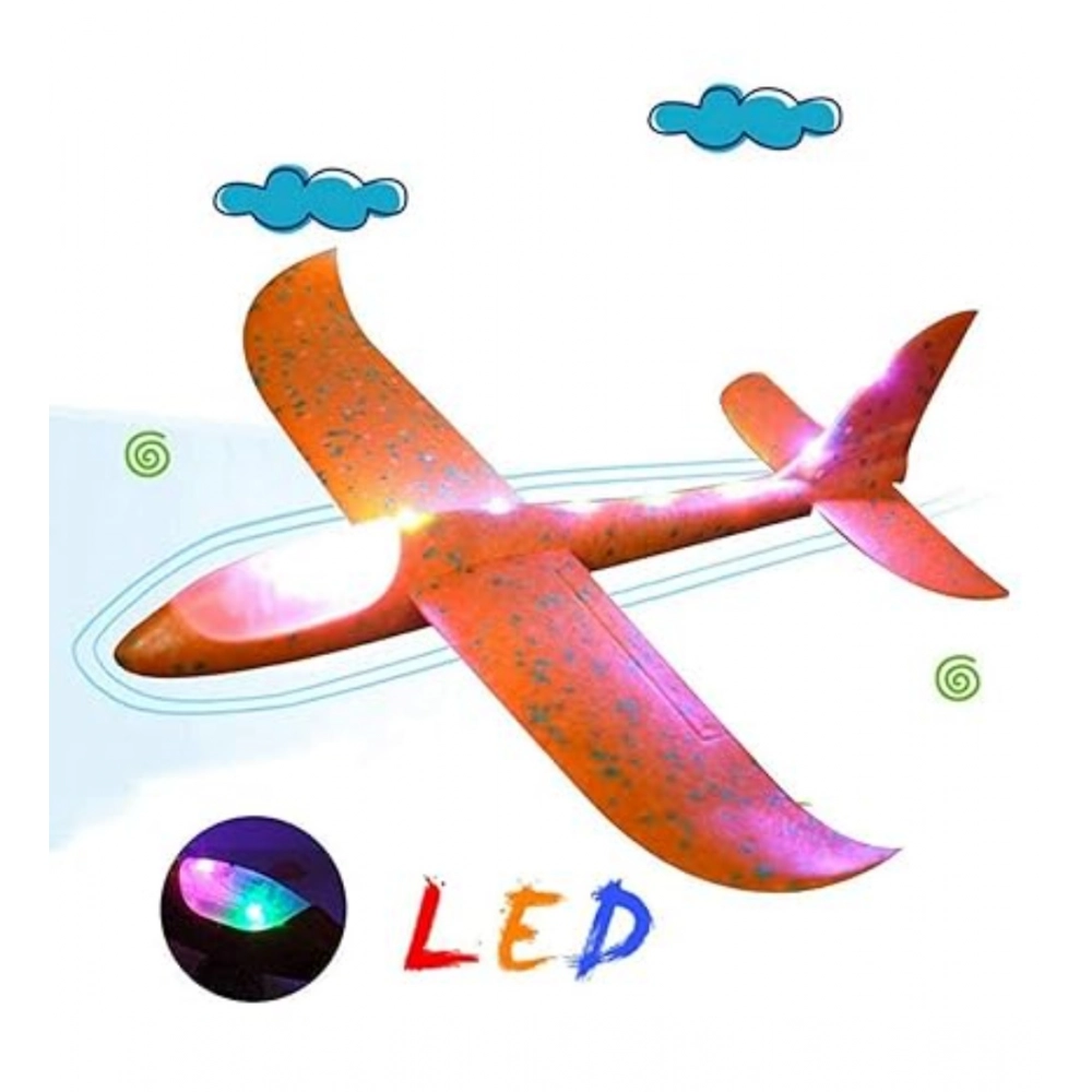 Generic Plastic 3D Throw Foam Plane Aeroplane Gliders, Flying Aircraft Pack Of 1 (Multicolor ) Generic Plastic 3D Throw Foam Plane Aeroplane Gliders, Flying Aircraft Pack Of 1 (Multicolor )
