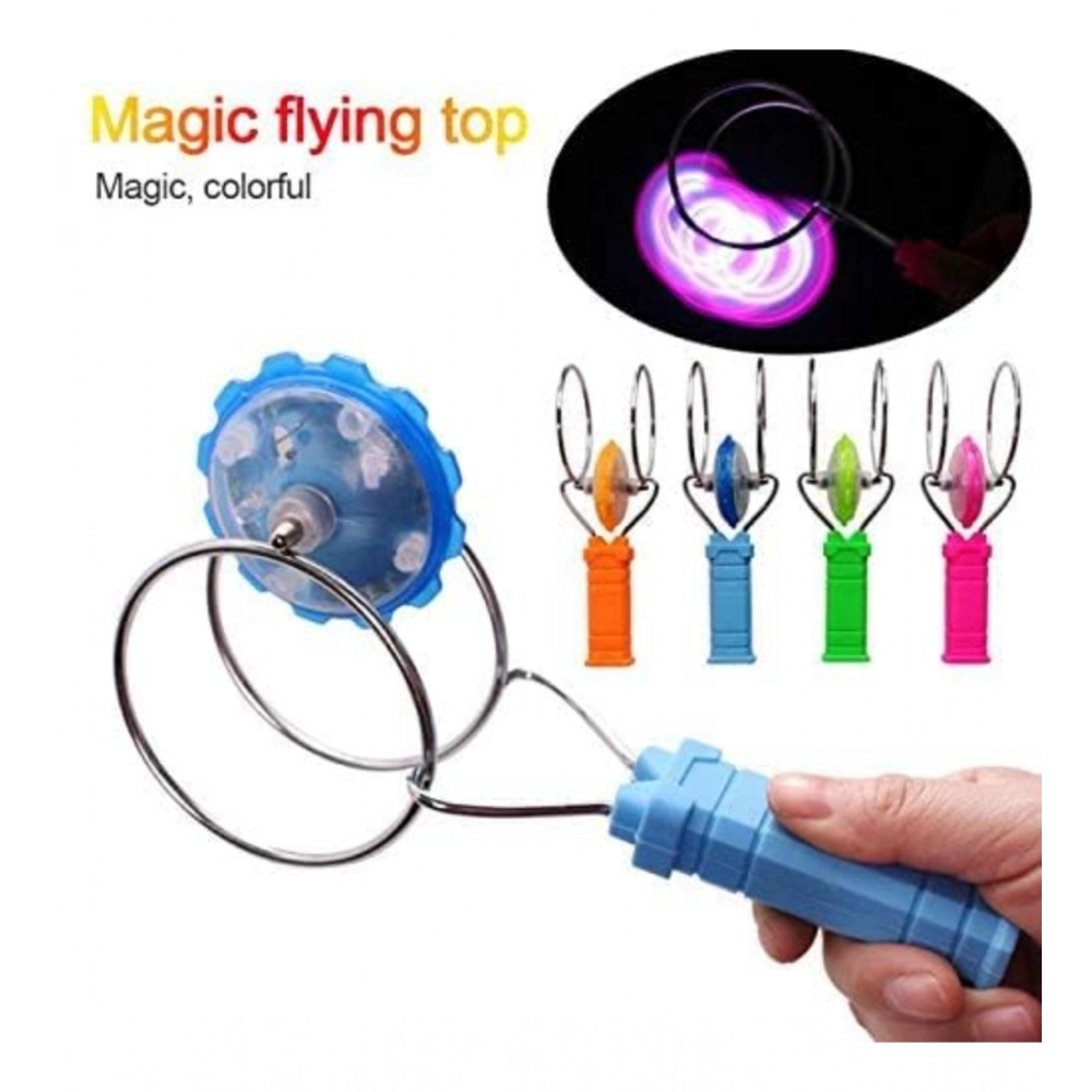 Generic Plastic Magnetic Gyro Weel With Flashing Toy (Multicolor ) Generic Plastic Magnetic Gyro Weel With Flashing Toy (Multicolor )