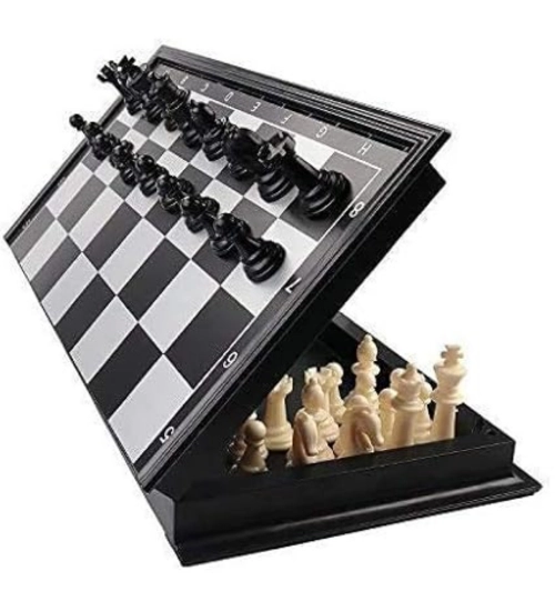 Generic Plastic Chess Board Game For Kids And Adults (Multicolor )