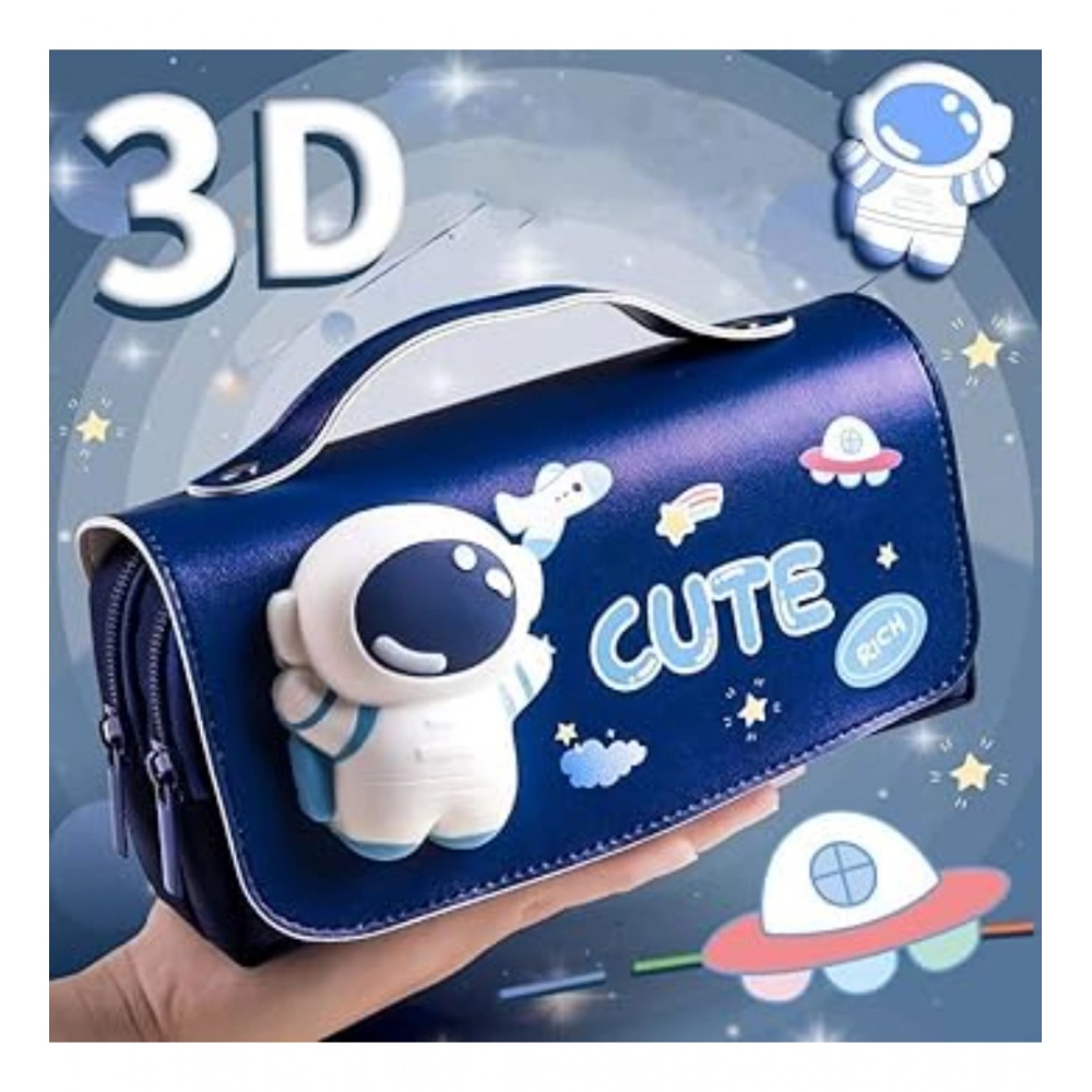 Generic Polyester 3D Pencil Pouch Stationary Storage Box For Kids (Multicolor ) Generic Polyester 3D Pencil Pouch Stationary Storage Box For Kids (Multicolor )