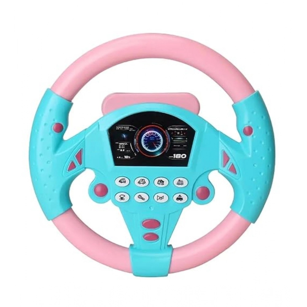 Generic Plastic Steering Wheel Driving Controller Toy (Multicolor) Generic Plastic Steering Wheel Driving Controller Toy (Multicolor)