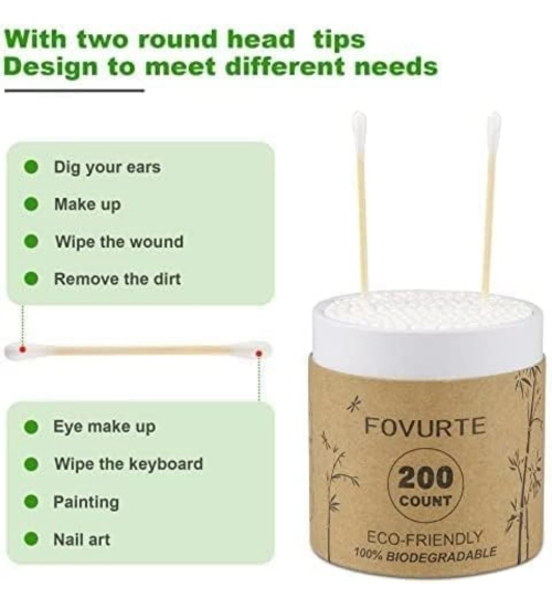 Generic Cotton Swabs Buds Ear Sticks For Cleaning (Multicolor )