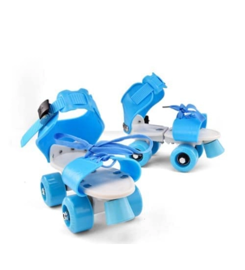 Generic Plastic Roller Adjustable Inline Skating Shoes For Sport (Multicolor )