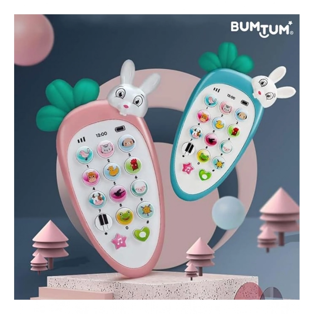 Generic Plastic Rabit Mobile Phone Toy For Kids With Music And Light Early Educational Smart Phone (Multicolor ) Generic Plastic Rabit Mobile Phone Toy For Kids With Music And Light Early Educational Smart Phone (Multicolor )