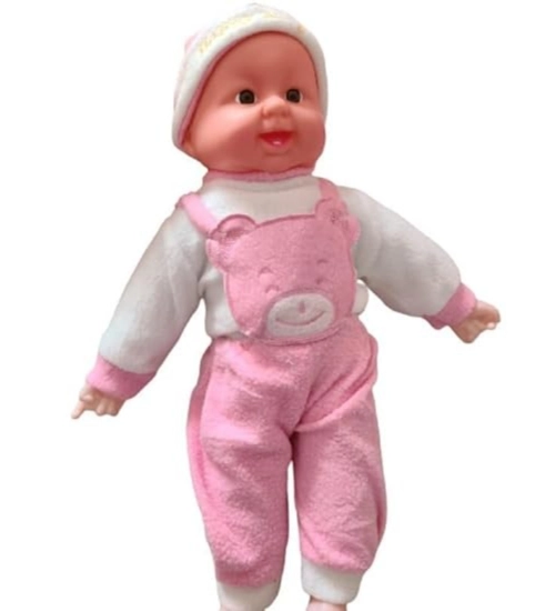 Generic Plastic Happy Baby Laughing Musical Boy Doll With Touch Sensors - Sound Ideal Gift For Kids (Multicolor )