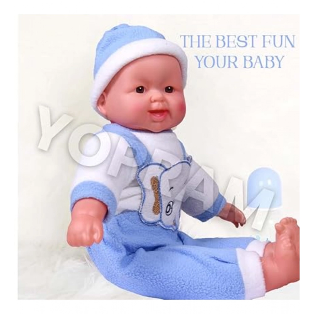 Generic Plastic Happy Baby Laughing Musical Boy Doll With Touch Sensors - Sound Ideal Gift For Kids (Multicolor ) Generic Plastic Happy Baby Laughing Musical Boy Doll With Touch Sensors - Sound Ideal Gift For Kids (Multicolor )