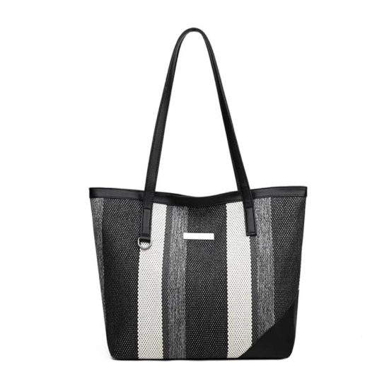 Generic Women's Faux Leather Zipper ToteBag (Multicolor)