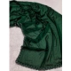Generic Women's Georgette Satin Silk Saree With Unstitched Blouse 5.5Mtr (Green) Generic Women's Georgette Satin Silk Saree With Unstitched Blouse 5.5Mtr (Green)
