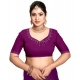 Generic Women's Georgette Satin Silk Saree With Unstitched Blouse 5.5Mtr (Wine) Generic Women's Georgette Satin Silk Saree With Unstitched Blouse 5.5Mtr (Wine)