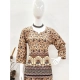 Generic Women's Cotton Jaipuri Printed 3-4th Sleeve Co ord Set (Multicolor) Generic Women's Cotton Jaipuri Printed 3-4th Sleeve Co ord Set (Multicolor)