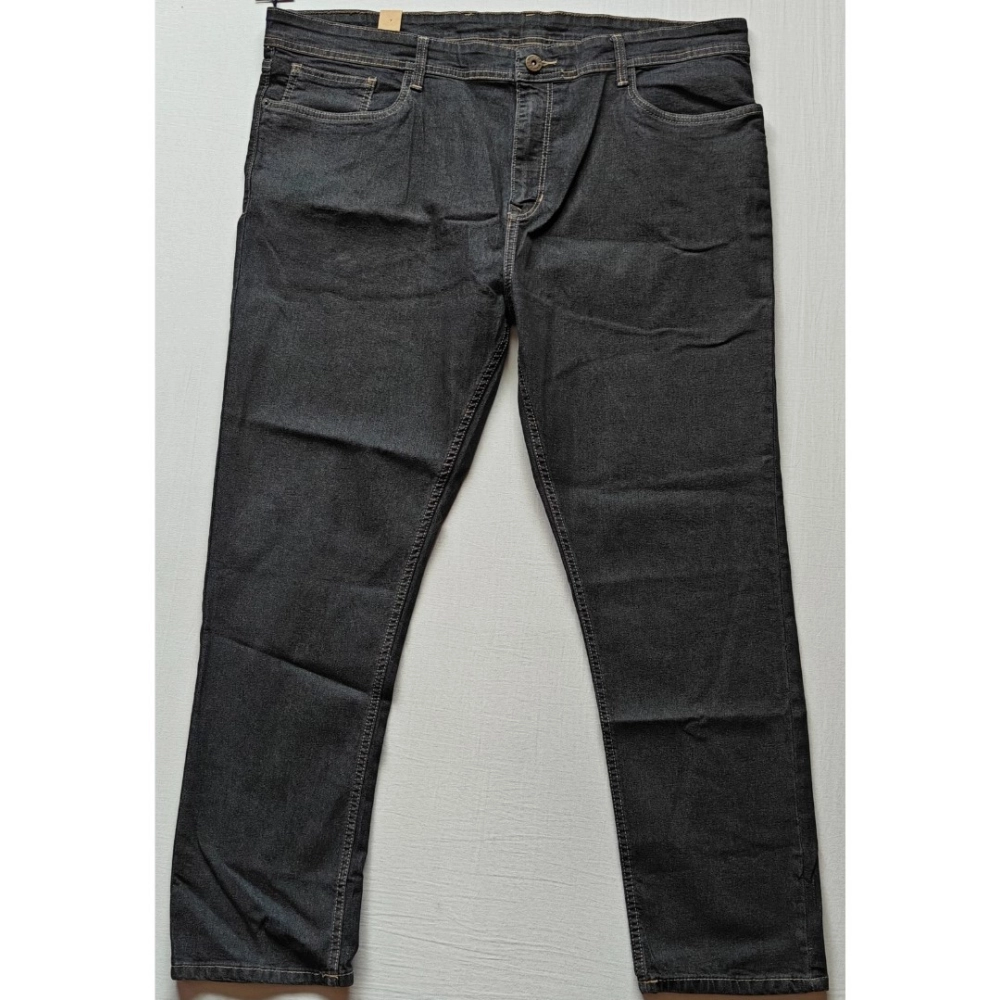 Generic Men's Cotton Blended Solid Plus Size Jeans (Dark Grey) Generic Men's Cotton Blended Solid Plus Size Jeans (Dark Grey)