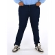 Generic Men's Cotton Blended Solid Plus Size Jeans (Dark Blue) Generic Men's Cotton Blended Solid Plus Size Jeans (Dark Blue)