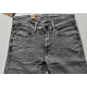 Generic Men's Cotton Blended Solid Tapered Jeans (Grey) Generic Men's Cotton Blended Solid Tapered Jeans (Grey)