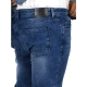 Generic Men's Cotton Blended Solid Plus Size Jeans (Blue) Generic Men's Cotton Blended Solid Plus Size Jeans (Blue)
