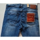 Generic Men's Cotton Blended Solid Tapered Jeans (Blue) Generic Men's Cotton Blended Solid Tapered Jeans (Blue)