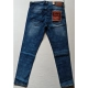 Generic Men's Cotton Blended Solid Tapered Jeans (Blue) Generic Men's Cotton Blended Solid Tapered Jeans (Blue)