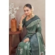Generic Women's Crepe Silk Printed Saree With Unstitched Blouse 5.5Mtr (Green) Generic Women's Crepe Silk Printed Saree With Unstitched Blouse 5.5Mtr (Green)