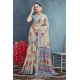 Generic Women's Linen Floral Printed Saree With Unstitched Blouse 5.5Mtr (Beige) Generic Women's Linen Floral Printed Saree With Unstitched Blouse 5.5Mtr (Beige)