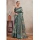 Generic Women's Crepe Silk Printed Saree With Unstitched Blouse 5.5Mtr (Green) Generic Women's Crepe Silk Printed Saree With Unstitched Blouse 5.5Mtr (Green)