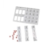 Generic Plastic Storage Box 7-Day Pill Box Medicine Organizer (White)