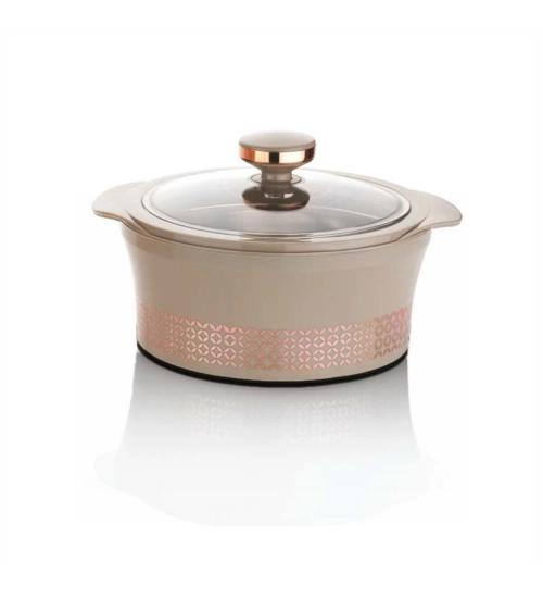 Generic Plastic Casserole Crystal 2500ML (Assorted)
