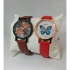 Generic Women's Casual Leather New Stylish Watch Pack Of-2 (Assorted)